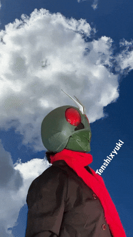 Kamen Rider Cosplay GIF