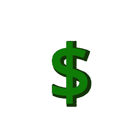 Money Dollar Sticker