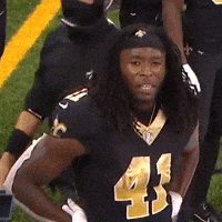 Confused Alvin Kamara GIF by New Orleans Saints