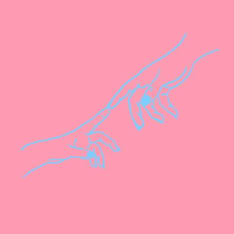 rach-foster illustration pink lights hands GIF