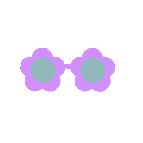 Sunglasses 花 Sticker