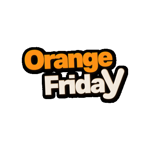 Orange Friday Sticker by Sym