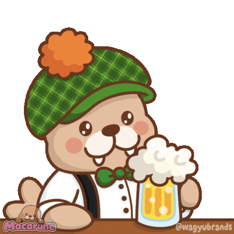 Beer Hall Yes Sticker by WagyuBrands