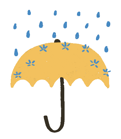 Raining Rainy Day Sticker