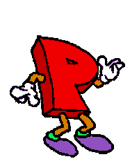 Dancing Letters Sticker