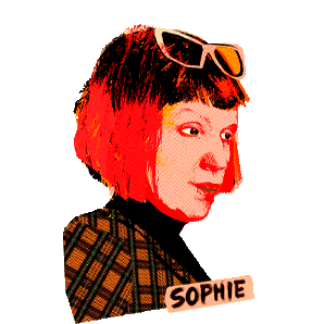 Art Sophie Sticker by Superlumen