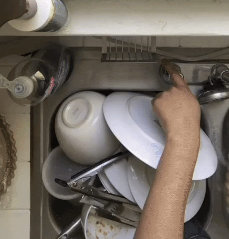 Cleaning Dishes GIF by Dawnie Marie - Find & Share on GIPHY