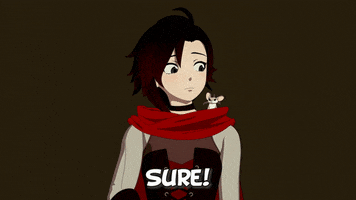 Excited Ruby Rose GIF by Rooster Teeth