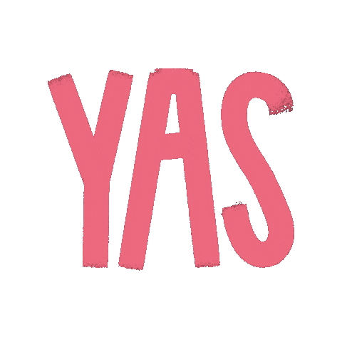 Pink Yes Sticker