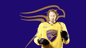 Golden Hawks Hockey GIF by Wilfrid Laurier University