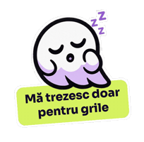 Ghost Student Sticker by SIMEDRA