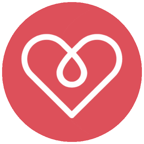 Heart Water Sticker by well:fair