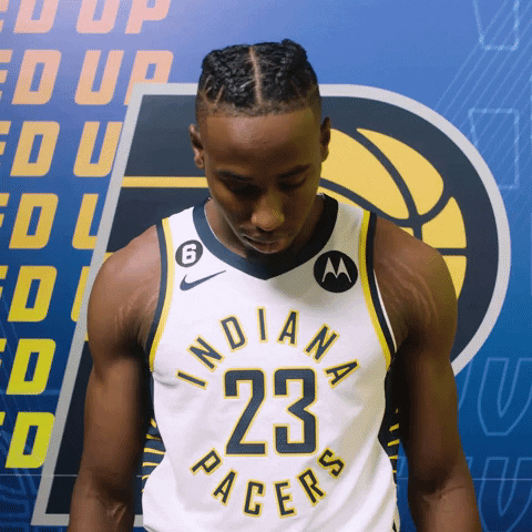 Basketball Staring GIF by Indiana Pacers