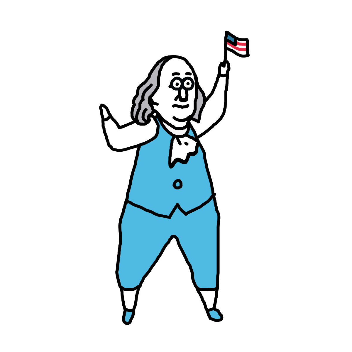 Download Benjamin Franklin Cartoon Gif Pictures