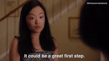 Encouraging Andrea Bang GIF by Kim's Convenience