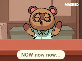 Nervous Animal Crossing GIF by Mashed
