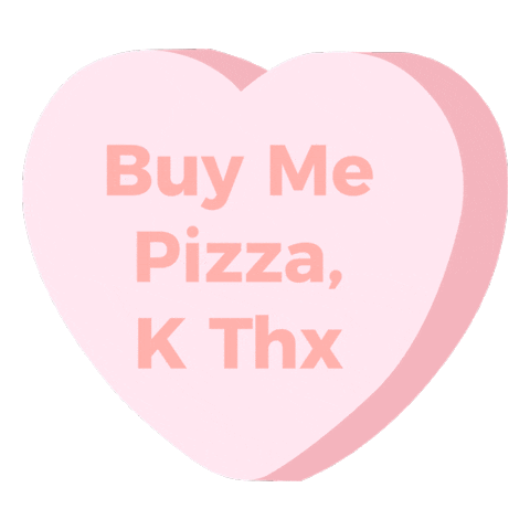 Pizza Valentine Sticker by coffeemeetsbagel