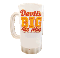 Devils Advocate Big Ass Mug Sticker by Devil's Advocate Bar & Grill