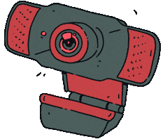 Illustration Webcam Sticker