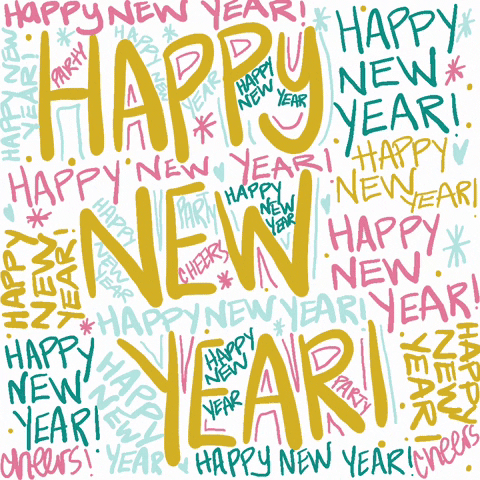 New Year Doodle GIF by Amanda | Happy Magic Co.