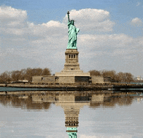 statue of liberty america GIF