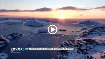 Drone Iceberg GIF by AirVuz