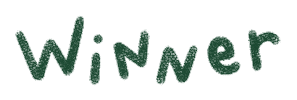 First Place Winner Sticker by Catharina Stewart