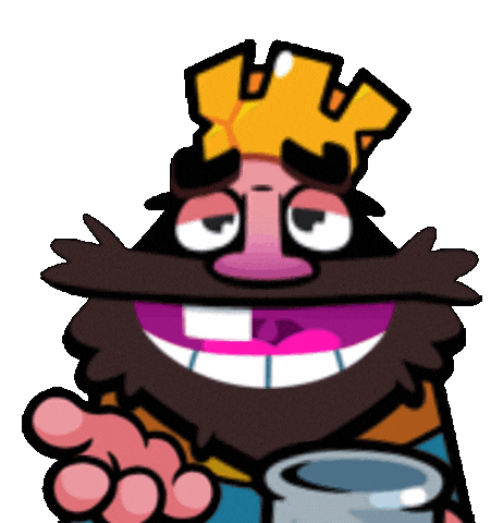 Clash Royale King Sticker
