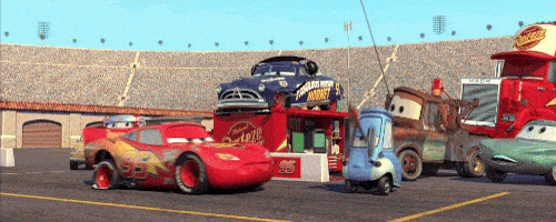 Car Racing GIF by Disney Pixar