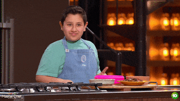 Excited Tapping Fingers GIF by Junior MasterChef Australia