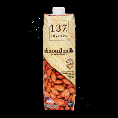 Sanglafoods almond milk 137 degrees GIF
