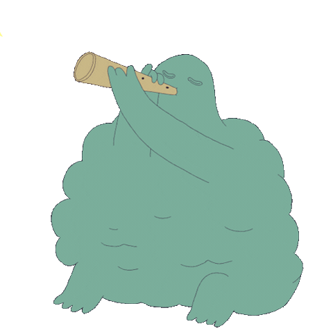 Surprised Turtle Sticker by aggregat-studio