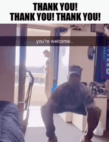 Army Thank You GIF
