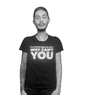 Kamal Pointing Right Sticker by KamalNehme