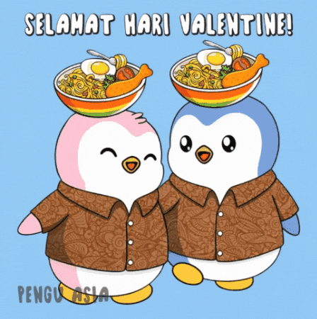 Happy Valentines Day GIF by Pengu Asia