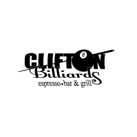 Clifton Billiards Sticker