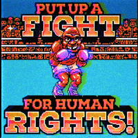 Put Up A Fight For Human Rights!