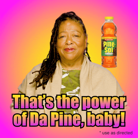 Point GIF by Pine-Sol