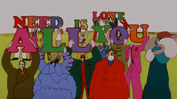 All You Need Is Love Valentine GIF by The Beatles