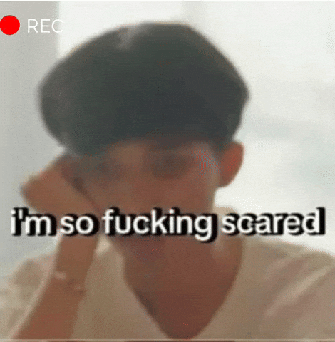 Scared GIF