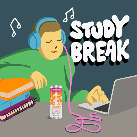 Studying All Nighter GIF by Starbucks