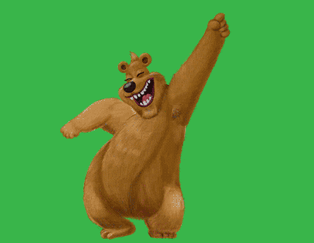 grateful dead dancing bear gif