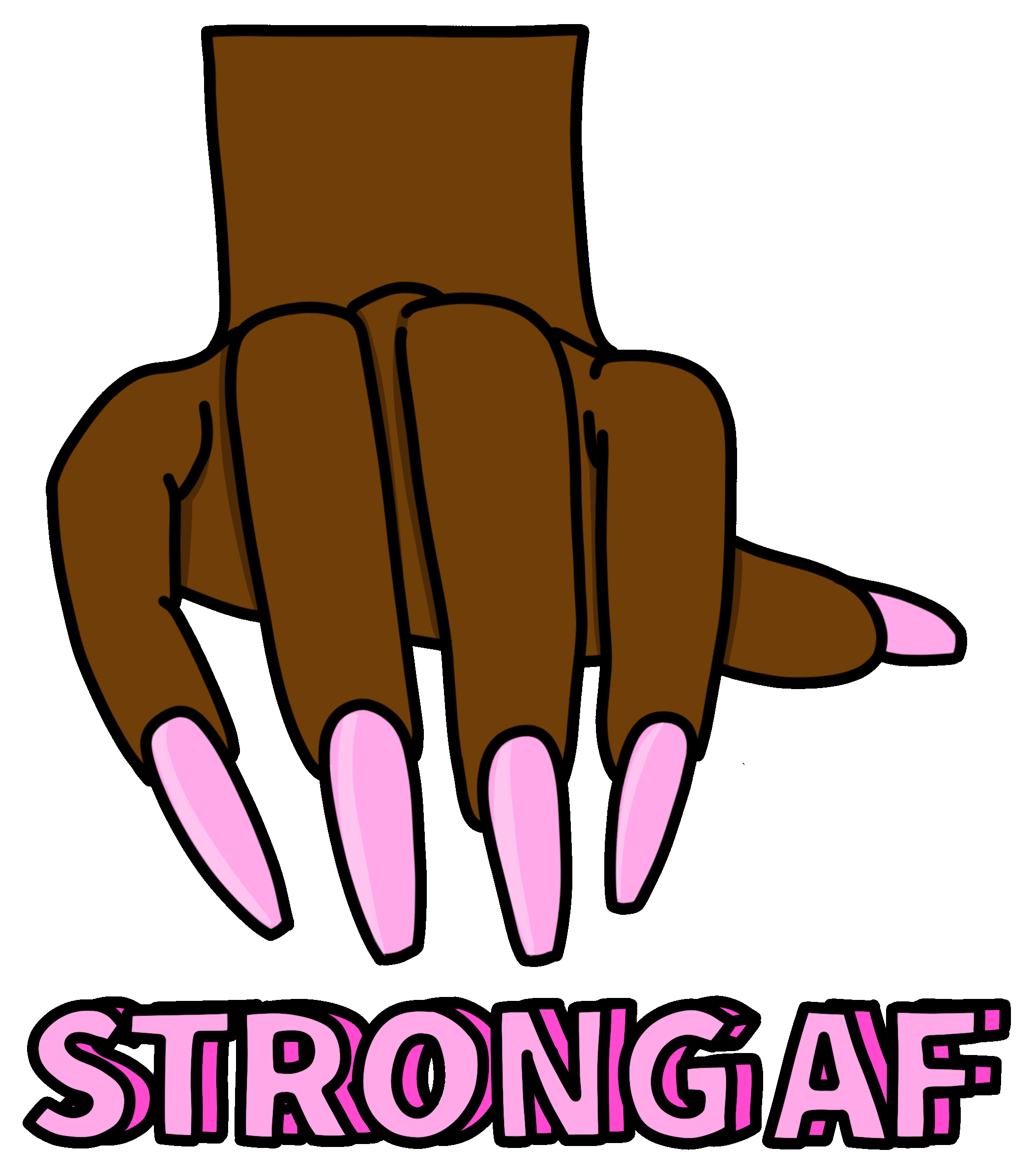 Manicure Long Nails Sticker By Tres She For Ios Android Giphy