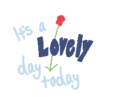 Beautiful Day Flower Sticker by Irving Berlin