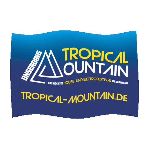 Festival Flag Sticker by Tropical Mountain