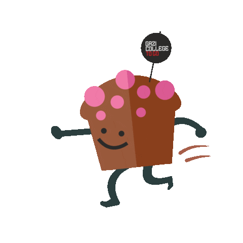 Run Muffin Sticker by FLWD