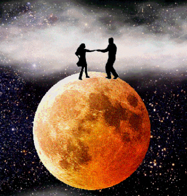 moon love GIF