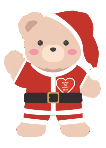 Christmas Bear Sticker by Heart to Heart Foundation