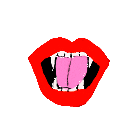 Lips No Sticker by Kendra Dandy
