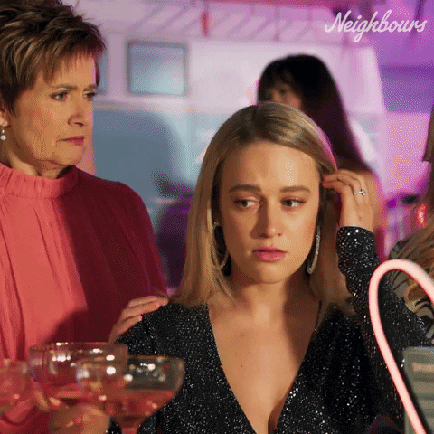 Sad Drink GIF by Neighbours (Official TV Show account)